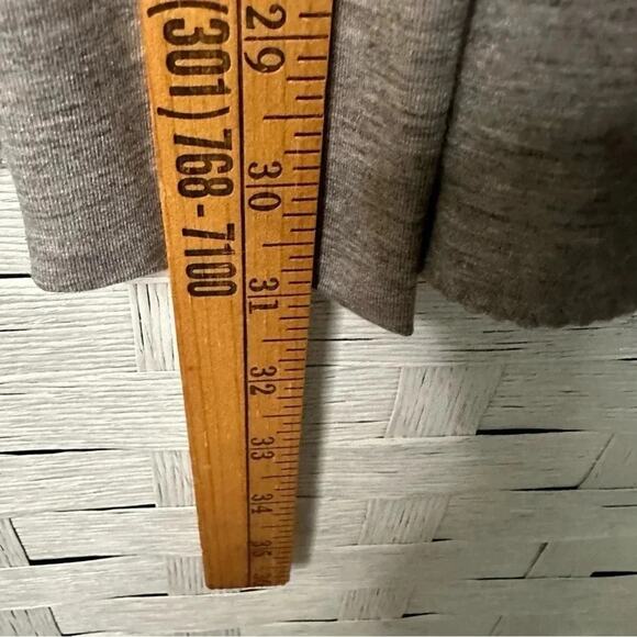 Press Womens cardigan gray pleaded layer look bohemian fall Lagenlook casual - Picture 8 of 10